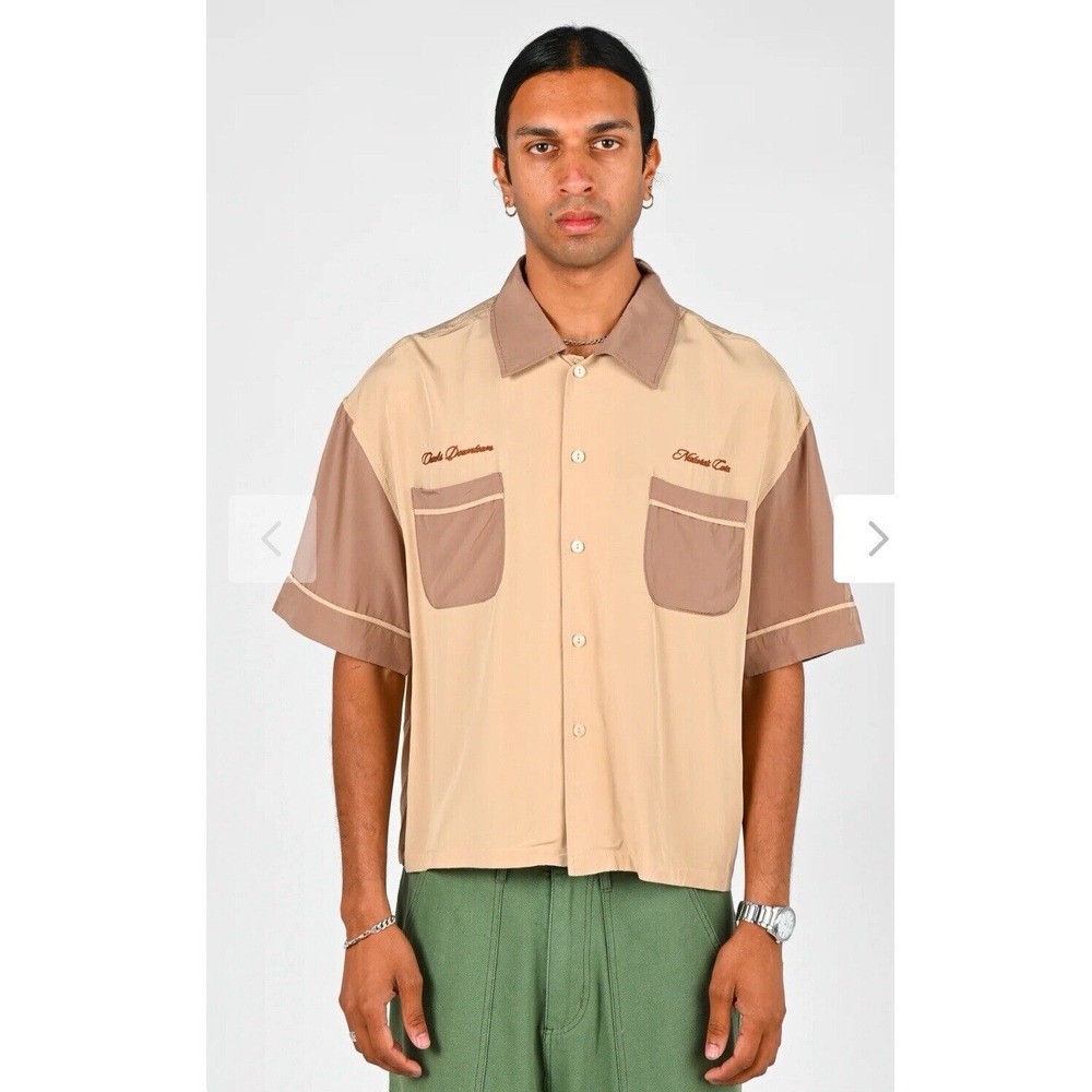 CHECKS DOWNTOWN CHECKS‎ 'NATURE'S CURE' WORK SHIRT Size Medium